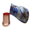 Ornate International Pure Copper Hammered Design Copper Water Bottle Pitchers And Bedside Carafes With Tumbler Water Bottle Storage With Lid 1000 ml (Marble) view 2