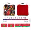 CornholeGamesUSA Pro Cornhole Bags Set of 8 Regulation - Professional Cornhole Bags for Tournament Play, Slick n Stick Bean Bags for Cornhole, Corn Hole Bags Regulation Set of 8- Made in USA view 3