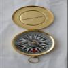 NAUTICAL COLLECTION | Brass Compass with Lid | Nautical Style Directional Magnetic Compass Baptism Gifts for Son, Father, Love, Partner, Spouse, Fianc. view 4