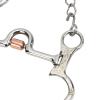 Pelham Bit, Style Copper Jointed Pelham Bit Fine Workmanship Carving Exquisite Design for Equestrian Performance for Horse Riding(130MM) view 4