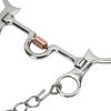 Pelham Bit, Style Copper Jointed Pelham Bit Fine Workmanship Carving Exquisite Design for Equestrian Performance for Horse Riding(120MM) view 2