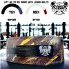 Arsa Fitness Weightlifting Adjustable Lever Belt for Men & Women Real Cow Hide Leather for Powerlifting Back Support Workout Deadlifts Squats 10MM Thickness 4" Width (X-SMALL, ARABIAN NIGHT) view 2