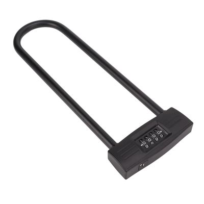 U Lock, Lengthen 4 Digit Combination Resettable Padlock, and Suitable for, Electric Scooter