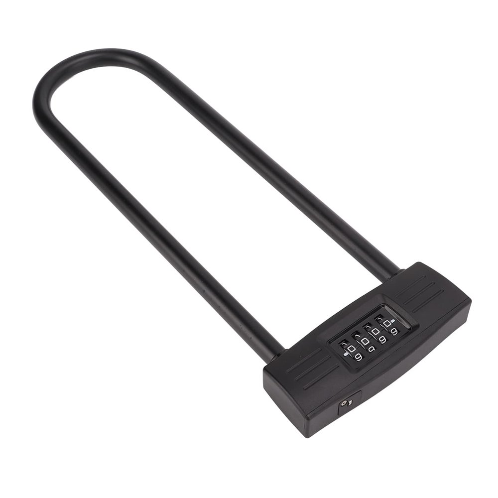 U Lock, Lengthen 4 Digit Combination Resettable Padlock, and Suitable for, Electric Scooter