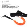 Surfboard Leash, Surfboard Waist Rope Surf Straight Surf Board Leashes Straight Surf Board Leashes Safety Board Leash for Stand Paddle Boards(orange) view 2