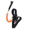 Surfboard Leash, Surfboard Waist Rope Surf Straight Surf Board Leashes Straight Surf Board Leashes Safety Board Leash for Stand Paddle Boards(orange) view 4
