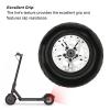 8.5 Inch Pneumatic Tire Rear Wheel, Straight Valve Electric Scooter Rear Tire Durable 75kg/165.3lb Load Wear Resistance High Strength for PRO PRO2 view 2