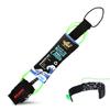 Wave Tribe Eco Surfboard Leash - 5'6 Premium Surf Leash, Strong Like Bull Leash with Double Stainless Steel Swivels, Triple Rail Saver, Key Pocket (Green) view 1