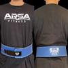 Arsa Fitness Weightlifting Adjustable Lever Belt for Men & Women Real Cow Hide Leather for Powerlifting Back Support Workout Deadlifts Squats 10MM Thickness 4" Width (LARGE, AQUA) view 2