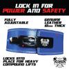 Arsa Fitness Weightlifting Adjustable Lever Belt for Men & Women Real Cow Hide Leather for Powerlifting Back Support Workout Deadlifts Squats 10MM Thickness 4" Width (X-LARGE, NAIBAKU PANTHER) view 2