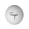 Sugar Golf Pure | 3-Piece Construction | Premium Urethane Cover | White | 8 Golfballs view 2