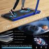 Goplus 2-in-1 Folding Treadmill, 2.25HP Electric Under Desk Treadmill W/LED Display, Blue Tooth Speaker, APP & Remote Control, Phone Holder, Walking Running Machine for Home Office Gym (Navy) view 4