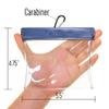 EGG PRO Golf Tees Pouch Bag with Hanger, Clear Transparent Wide Squeeze Top Bag Tee Holder, Store Golf Essentials and Valuables - Navy Color view 3
