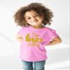 2nd Birthday Outfits for Toddler Girls im Two Cute Shirt Girl 2 Years Old Second Birthday (Gold Glitter on Pink, 2 Years) view 4