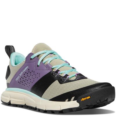 Danner Women's Trail 2650 Campo 3" Hiking Shoes, Lightweight, Breathable, Shock-Absorbing, Vibram Megagrip Outsole, Birch/Grape - 8 M