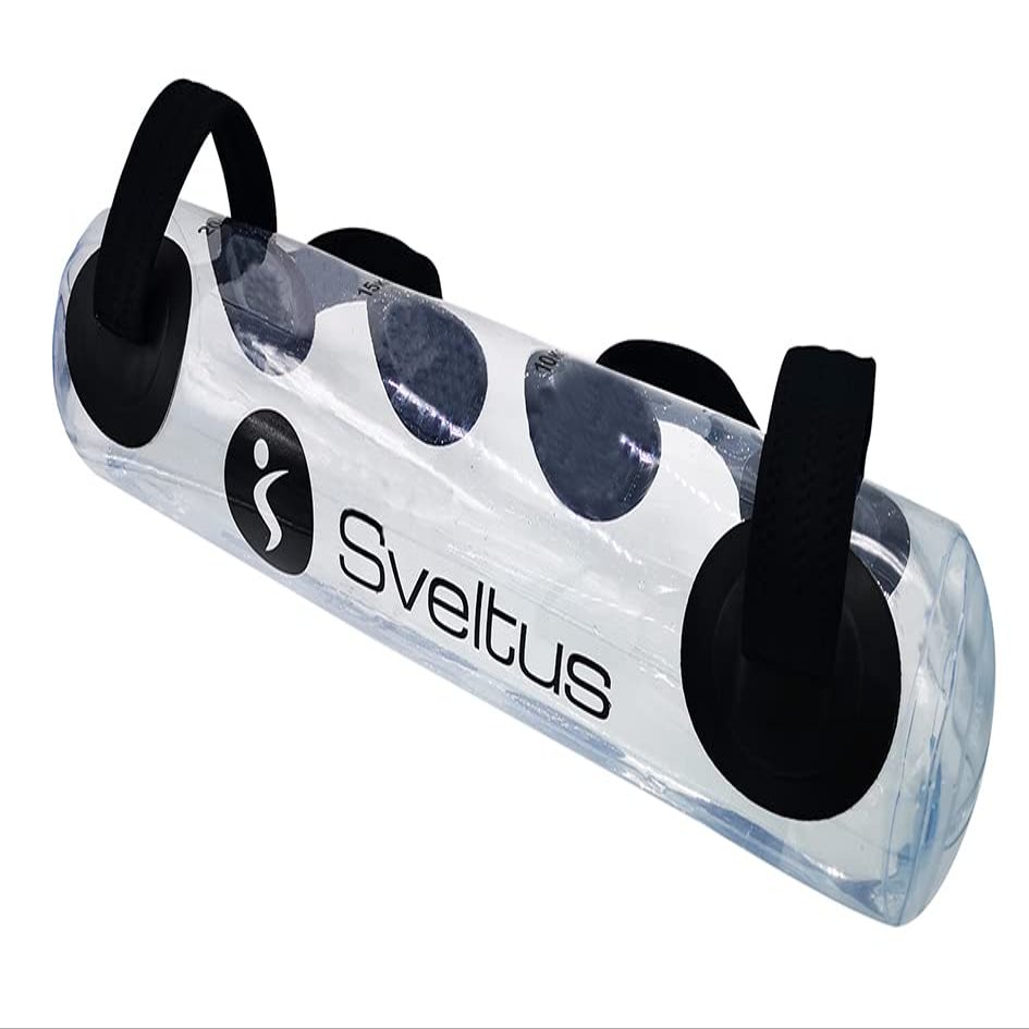 Sveltus Aqua Training Bag Adjustable 20 kg, Transparent/Green