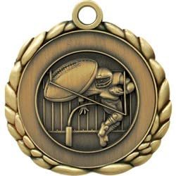 2.5 in. Quali Craft Football Medallion