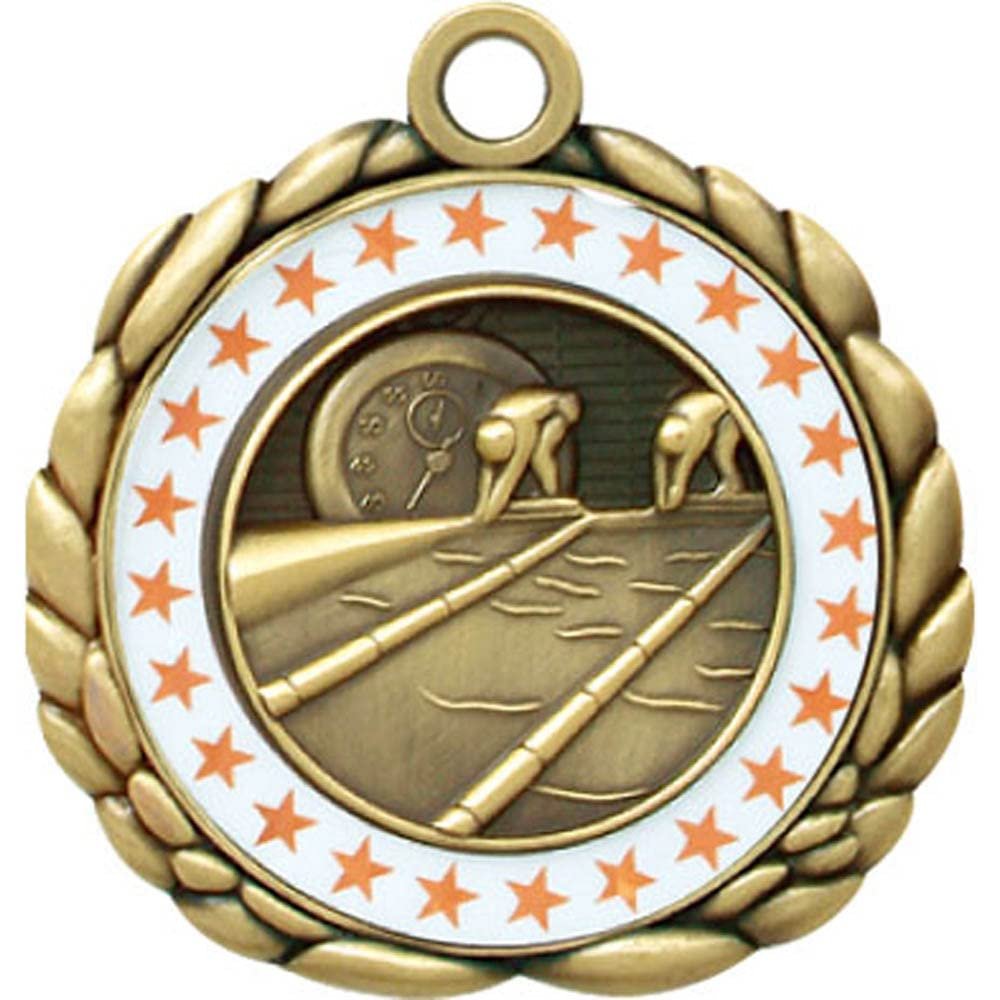 2.5 in. Quali Craft Swimming Medal