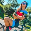 CYTSH Women's Triathlon Cycling Jersey Sets Long Sleeve Sportwear Skinsuit Bicycle Clothing GEL Pad Pockets Jumpsuit (Color : C3, Size : X-Small) view 1