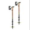 LEKI Sherpa Aluminum Adjustable Lightweight Ski Poles for Backcountry Skiing & Snowboarding - Dark Anthracite-Copper-Neonyellow - 110-145 cm view 2