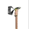 LEKI Sherpa Aluminum Adjustable Lightweight Ski Poles for Backcountry Skiing & Snowboarding - Dark Anthracite-Copper-Neonyellow - 110-145 cm view 3