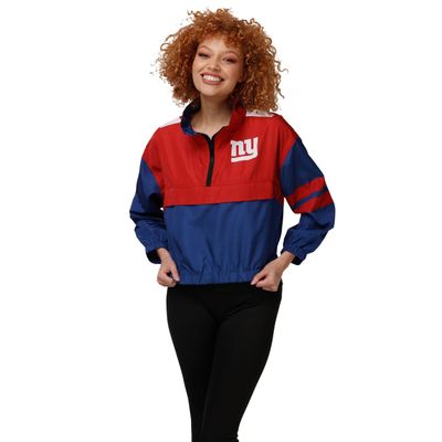 FOCO New York Giants NFL Womens Winning Play Windbreaker