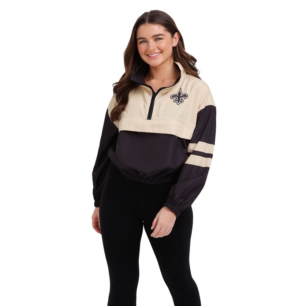 FOCO New Orleans Saints NFL Womens Winning Play Windbreaker