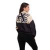 FOCO New Orleans Saints NFL Womens Winning Play Windbreaker view 2