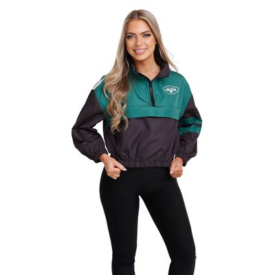FOCO New York Jets NFL Womens Winning Play Windbreaker