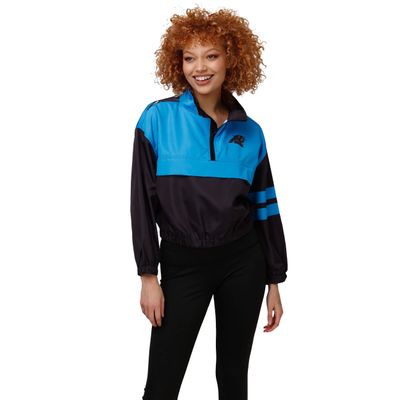 FOCO Carolina Panthers NFL Womens Winning Play Windbreaker