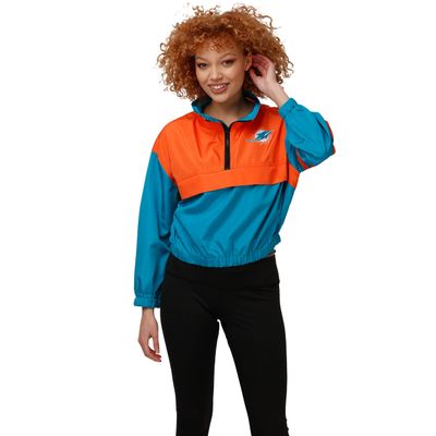 FOCO Miami Dolphins NFL Womens Winning Play Windbreaker