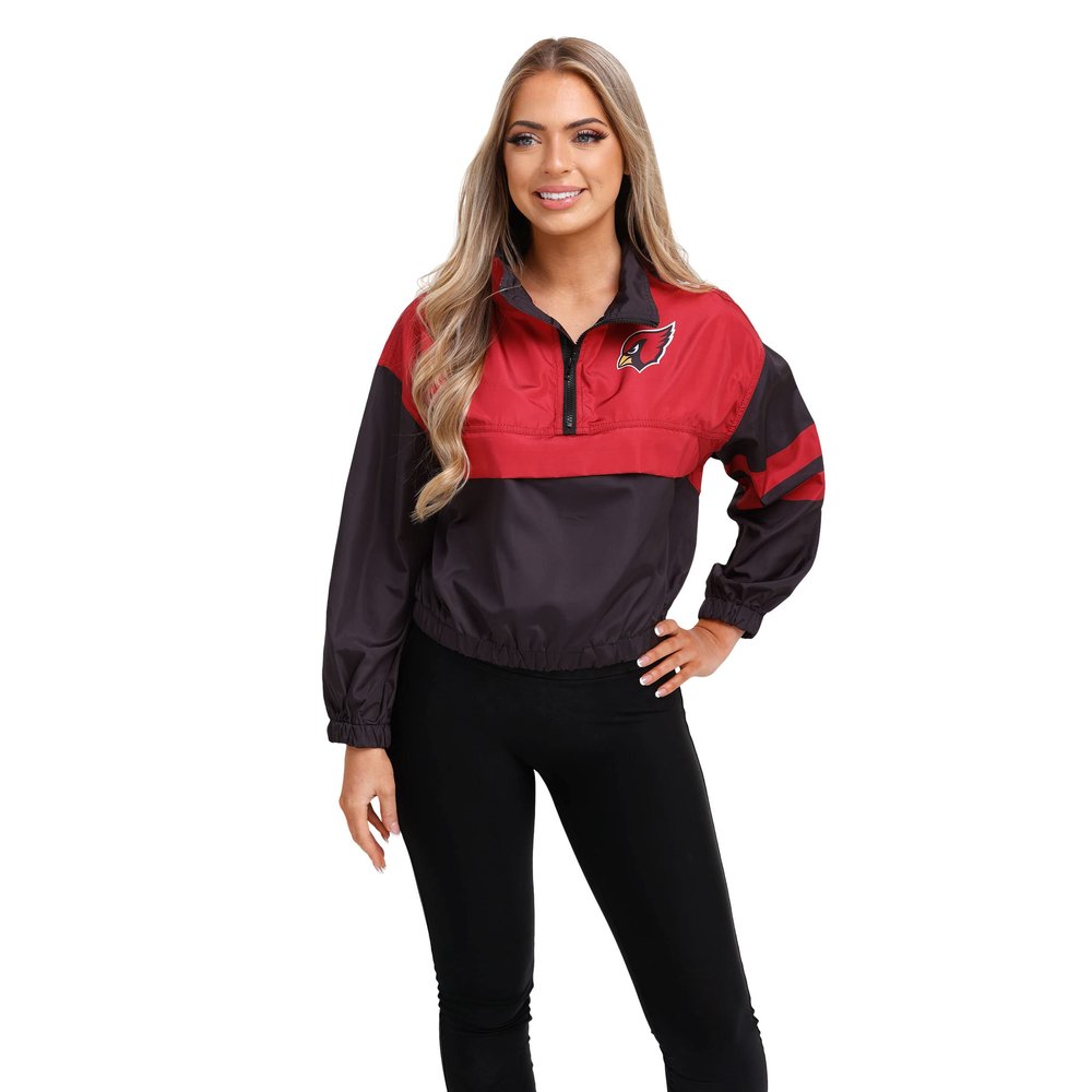 FOCO Arizona Cardinals NFL Womens Winning Play Windbreaker