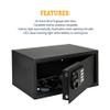 SnapSafe Gun Keypad Safe, XL  Keypad Handgun Safe for Your Pistol and Valuables  Electronic Keypad Entry with Backup Key  Black, Measures 20.5 x 14.8 x 8 Inches  Item 75435 view 3