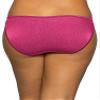 Vanity Fair womens Illumination String Panties (Regular & Plus Size) Bikini Style Underwear, Polished Pink, 5 US view 3