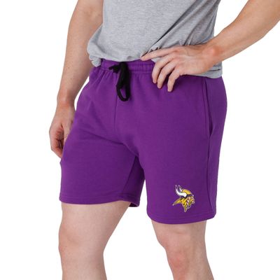 FOCO Minnesota Vikings NFL Mens Solid Fleece Shorts