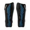 Precision Unisex Adult Origin.0 Strap Shin Guards (M) (Black/Cyan) view 1