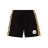 FOCO Pittsburgh Steelers NFL Mens Side Stripe Fleece Shorts view 3