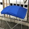 Cypress Rowe Outfitters Replacement Bimini Top Canvas with Boot, Royal Blue 8' Long x 8' Wide, 16oz, 4 Bow, fits 91-96" Wide view 1
