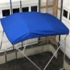 Cypress Rowe Outfitters Replacement Bimini Top Canvas with Boot, Royal Blue 8' Long x 8' Wide, 16oz, 4 Bow, fits 91-96" Wide view 4