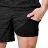 FOCO Kansas City Chiefs NFL Mens Heathered Black Woven Liner Shorts view 4