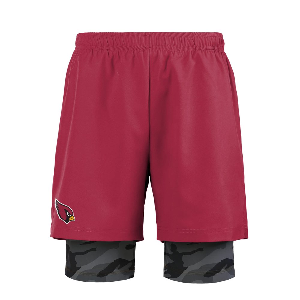 FOCO Arizona Cardinals NFL Mens Team Color Camo Liner Shorts