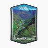 Collectible Novelty Pin for Backpack, Scarf - Made From Jeweler Class Metal - Spartan and the Green Egg Explorer Pin Series: Urubamba River, Peru (619) view 1