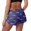 Baltimore Ravens NFL Womens Mini Print Running Shorts view 2