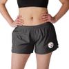 Pittsburgh Steelers NFL Womens Solid Running Shorts view 1