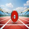 Red Ultra 1.6kg Track & Field Discus for Boys  Competition & Training Discus  Precision Balanced Design for Powerful, Consistent Throws view 2