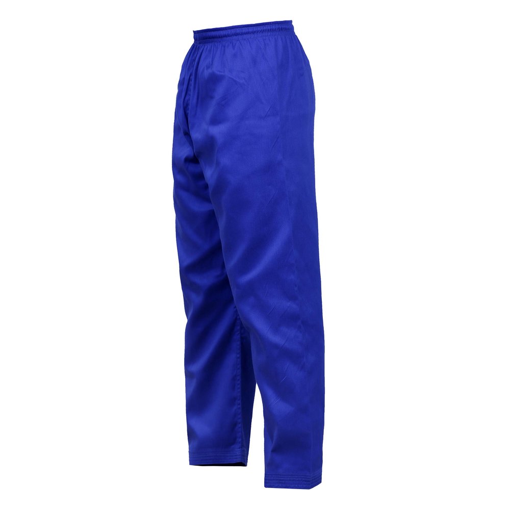 PFG Essential Solid Color Karate Pants Kids Adults Unisex Very Light Weight - Special Edition (Blue, 000)