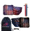CornholeGamesUSA Pro Cornhole Bags Set of 8 Regulation - Professional Cornhole Bags for Tournament Play, Slick n Stick Bean Bags for Cornhole, Corn Hole Bags Regulation Set of 8- Made in USA view 1