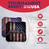 CornholeGamesUSA Pro Cornhole Bags Set of 8 Regulation - Professional Cornhole Bags for Tournament Play, Slick n Stick Bean Bags for Cornhole, Corn Hole Bags Regulation Set of 8- Made in USA view 4