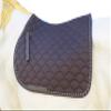 CHALLENGER Horse English Quilted Contoured All-Purpose Trail Saddle Pad Grey 7296GR view 3