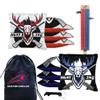 CornholeGamesUSA Pro Cornhole Bags Set of 8 Regulation - Professional Cornhole Bags for Tournament Play, Slick n Stick Bean Bags for Cornhole, Corn Hole Bags Regulation Set of 8- Made in USA view 1